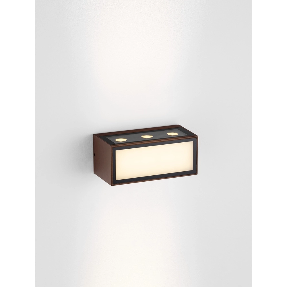 Unieke wandlamp Inga roestbruin Lyora 5212017449559