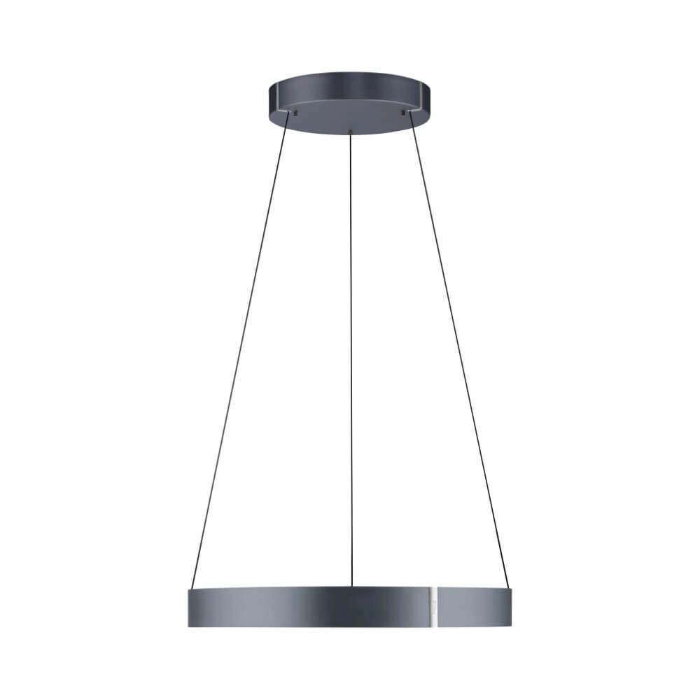 Ronde hanglamp Pure E-Clipse grijs Ø 70cm Paul Neuhaus 4012248372340