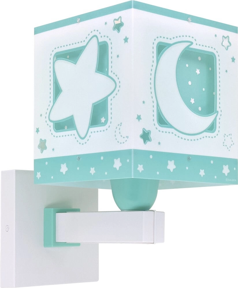 Groene wandlamp Moonlight voor kinderkamer Groene wandlamp Moonlight voor kinderkamer