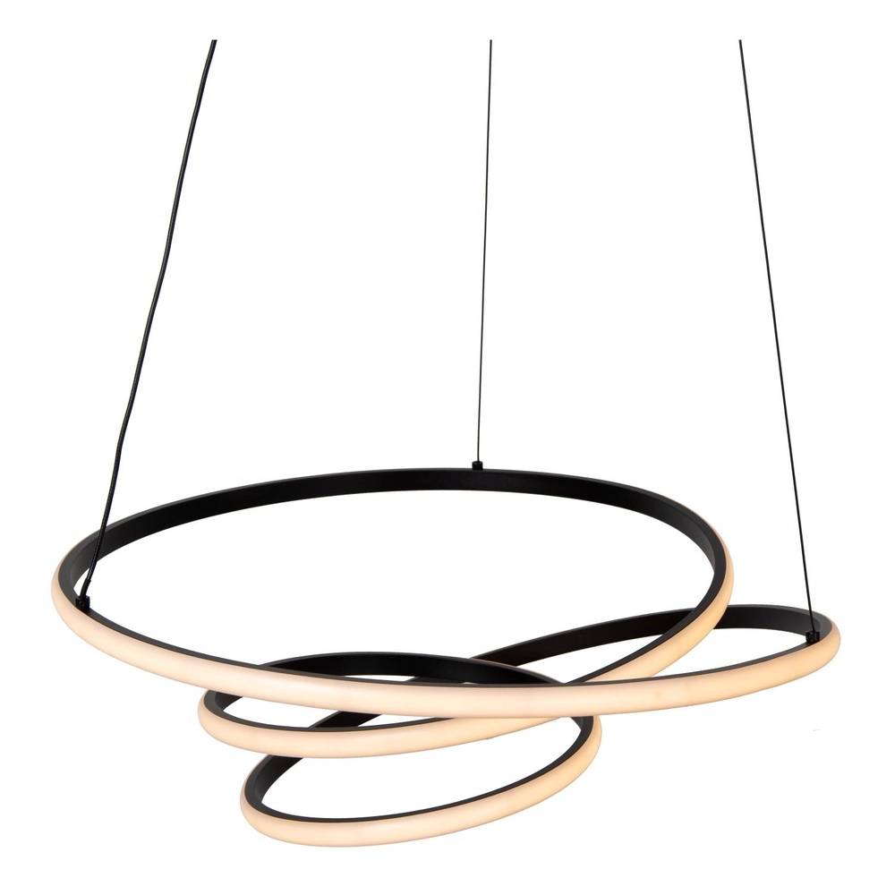 Moderne hanglamp Espiral zwart 40W Lucide 5411212782984
