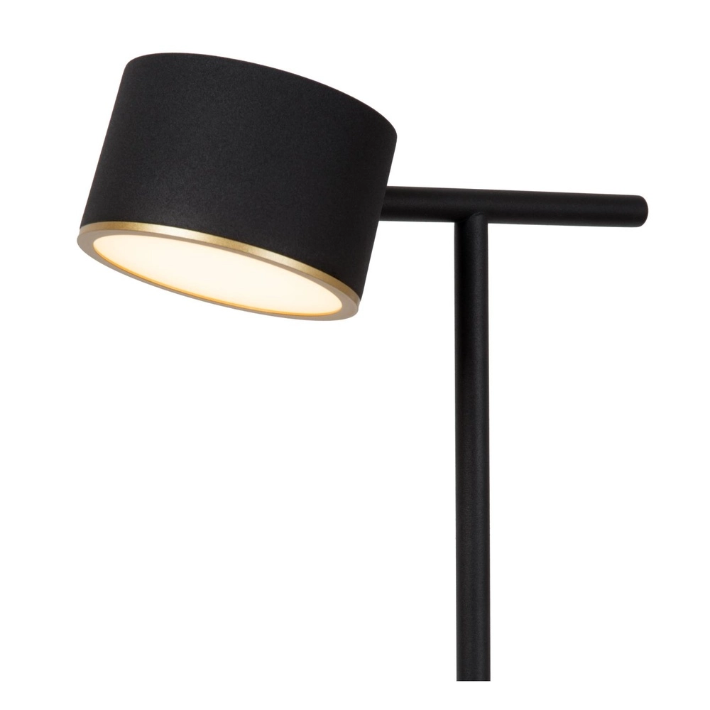 Vloerlamp Gian zwart Lucide 5411212421159
