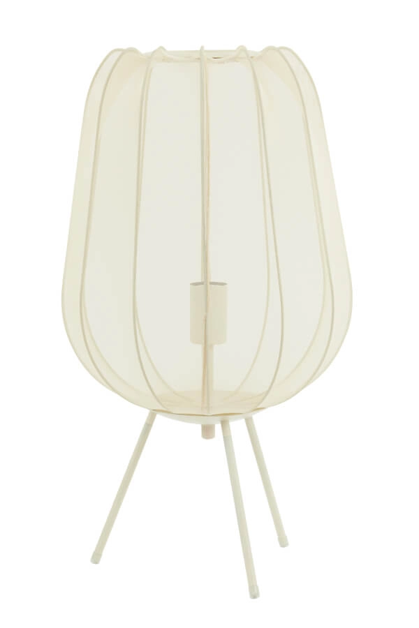 Japandi tafellamp Plumeria crème Ø 34cm Light & Living 8717807651367