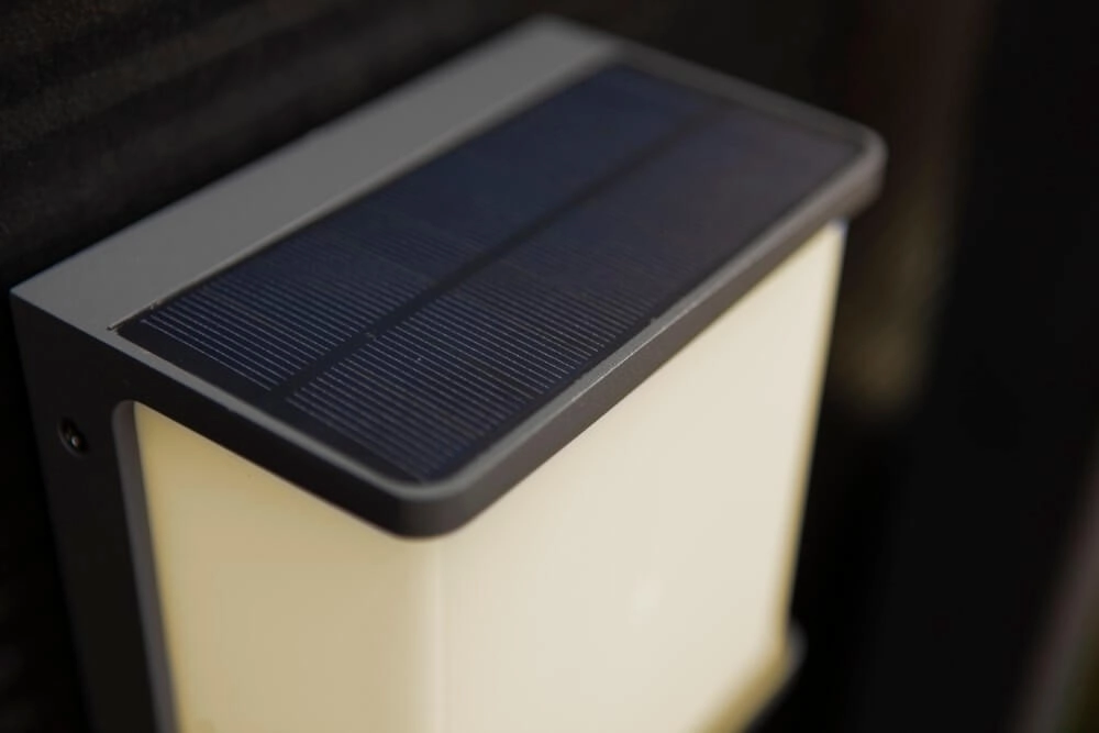 Design wandlamp Doblo solar vierkant Lutec 6939412014289