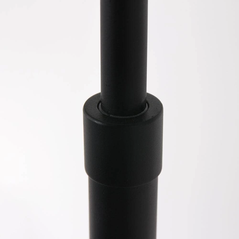 Vloerlamp Prestige Chic zwart met lichtblauwe kap Steinhauer 8712746175349