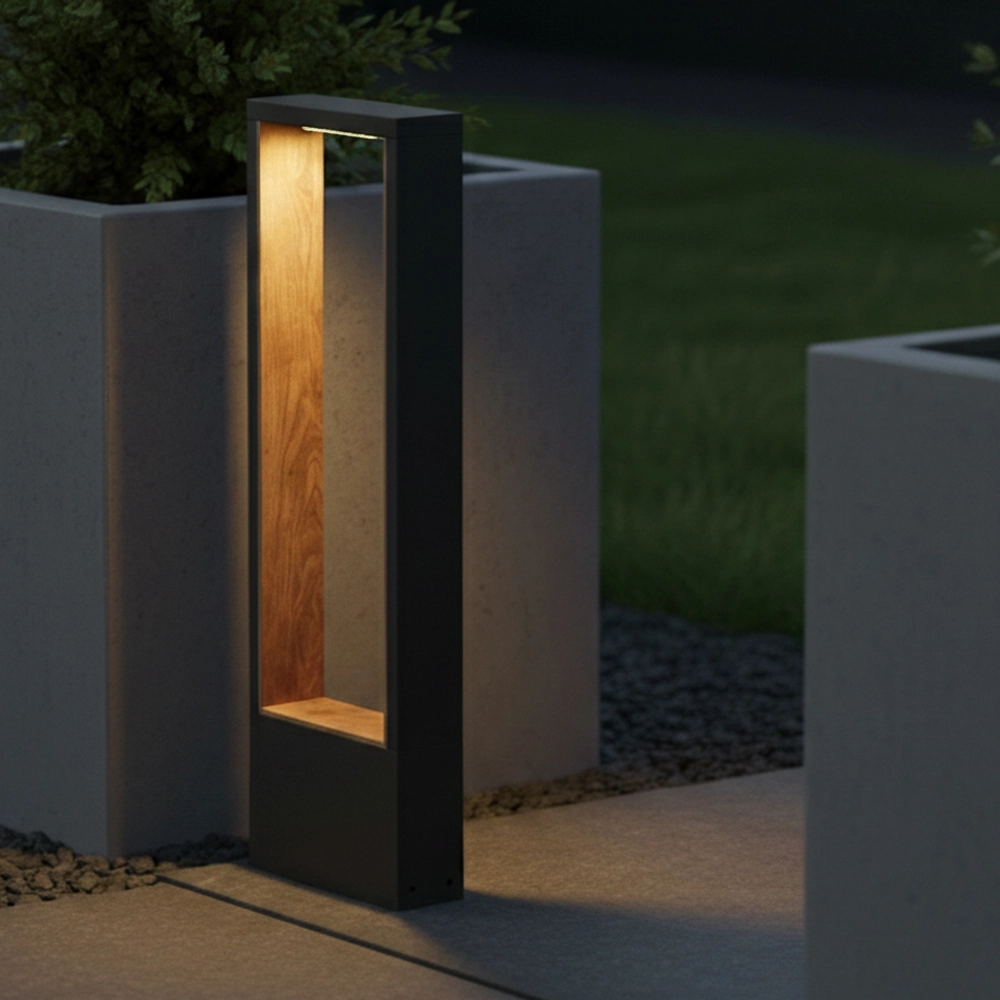 Padverlichting Flatt 62cm antraciet