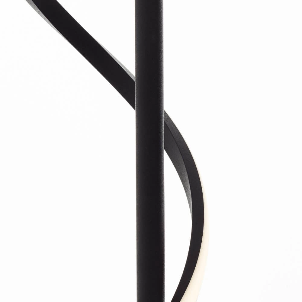 Design vloerlamp Eunice zwart Brilliant 4004353425516