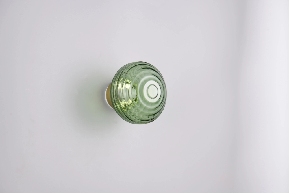 Wandlamp Earl groen glas oplaadbaar Trio 4017807643459