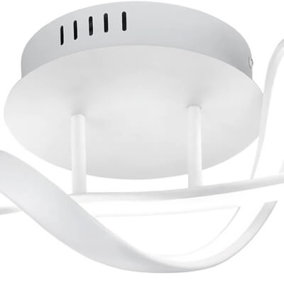 Led plafondlamp Perugia wit Trio 4017807525809