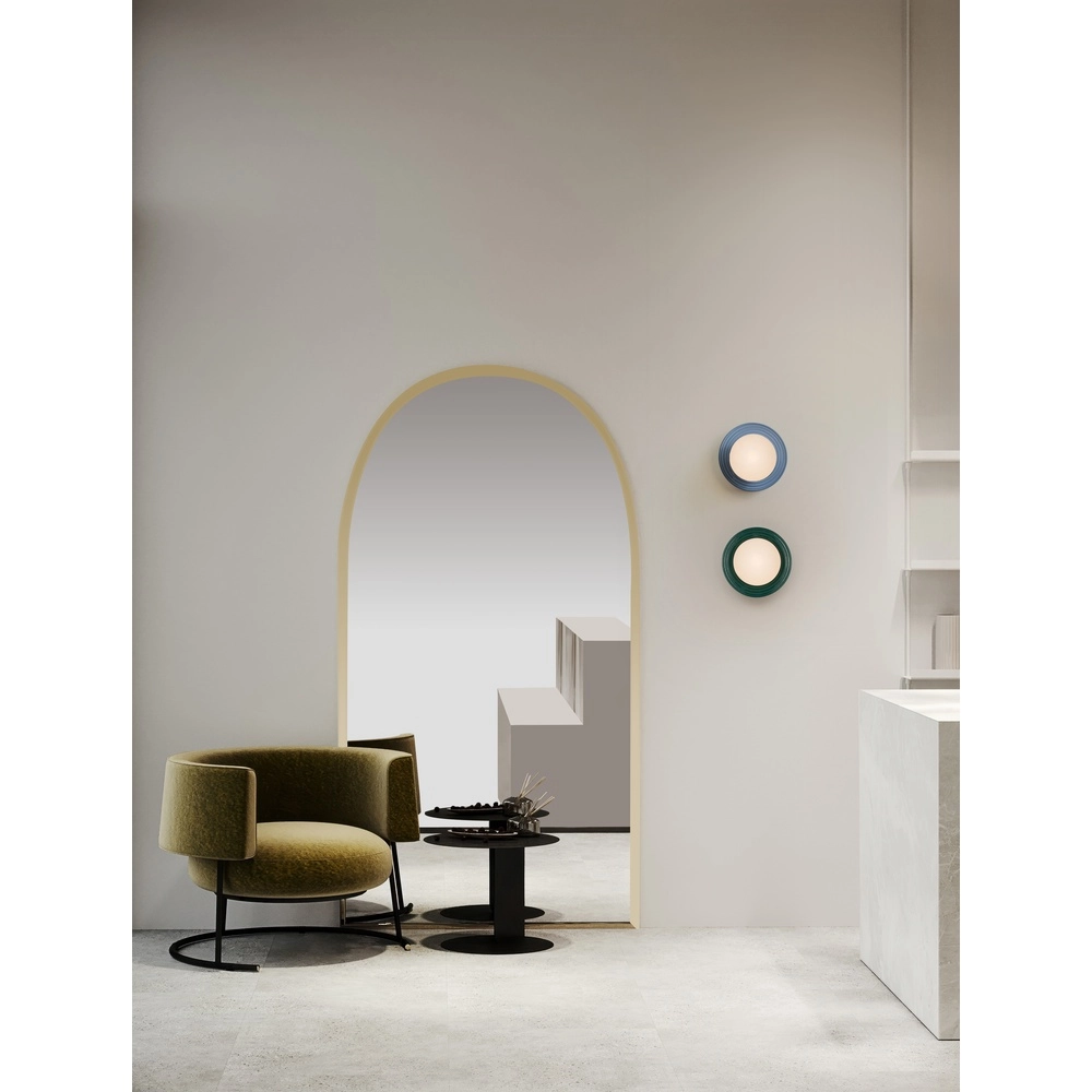 Wandlamp Orbique groen Ø 22cm Lyora 5212017483881