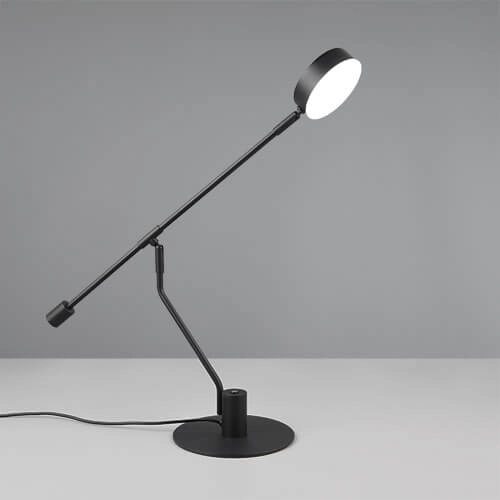 Led bureaulamp Manduro zwart Trio 4017807615999