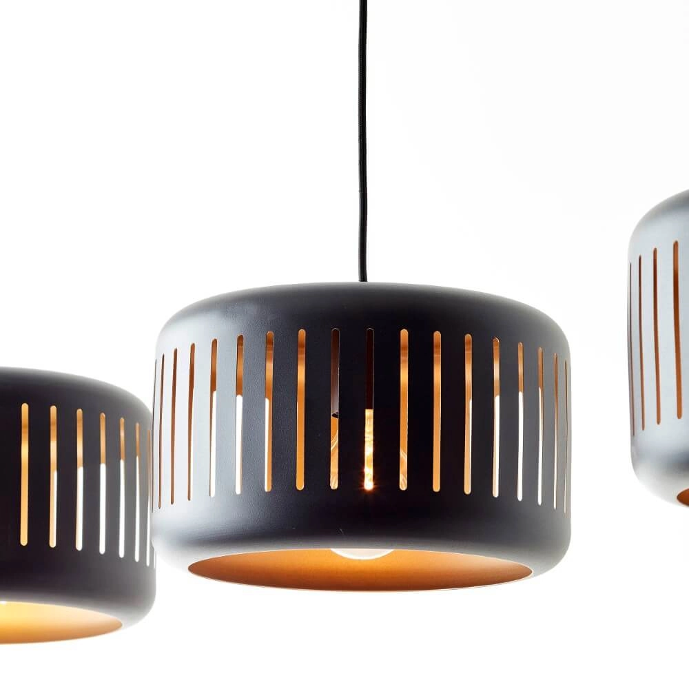 Eettafel hanglamp Tyas 3 kappen Brilliant 4004353411472