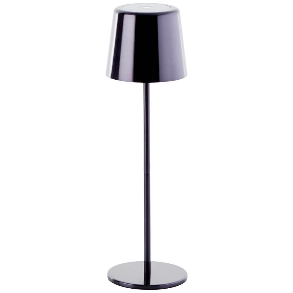 Oplaadbare tafellamp Xaana zwart Brilliant 4004353444869