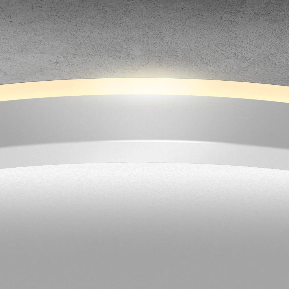 Witte plafondlamp Ruby Ø 23cm met sensor ETH 8720195309413