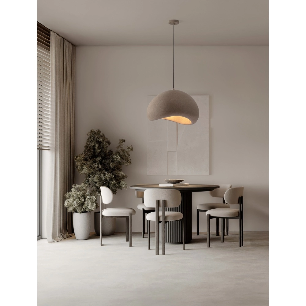 Natural pendant lamp Aere brown 60cm Lyora 5212017476746