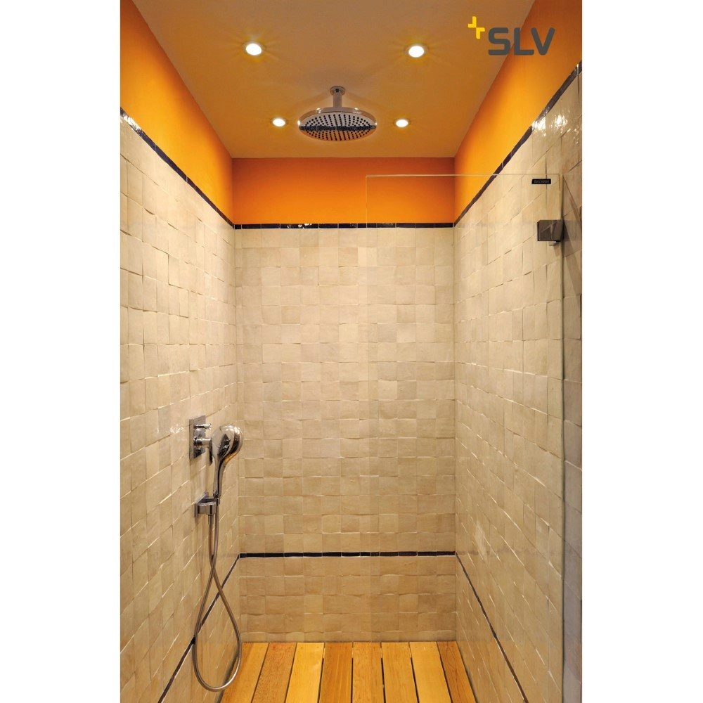 Inbouwspot Dolix Out GU10 Round voor buiten chroom SLV 4024163194839