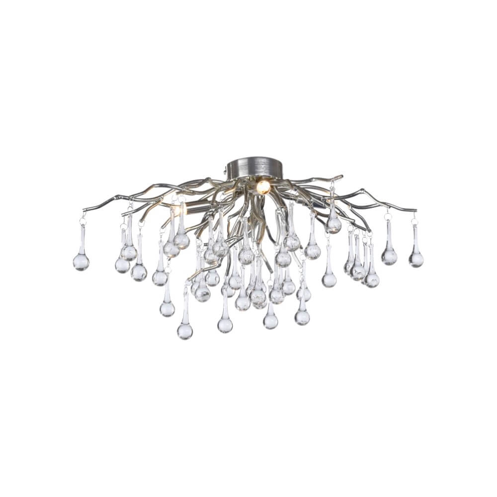 Kroonluchter Icicle metaal 60cm Paul Neuhaus 4012248352076