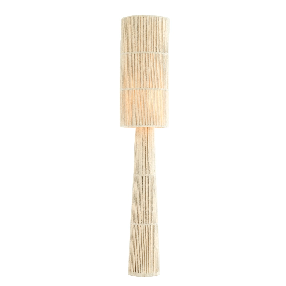 Zand staande schemerlamp Michiel 160cm - chenille crème Light & Living 8717807786151