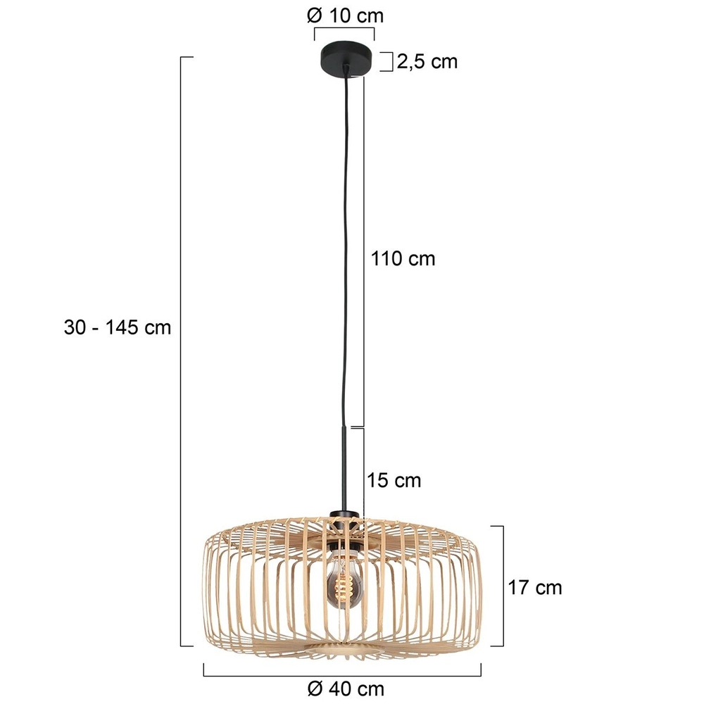 Hanglamp Sparkled Light Ø 40cm Steinhauer 8712746182682