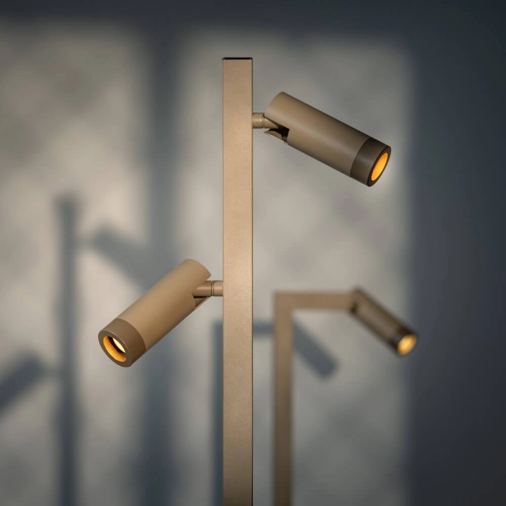 Zandkleurige plafondlamp Miller Sand 2-lichts ETH 8720195307228