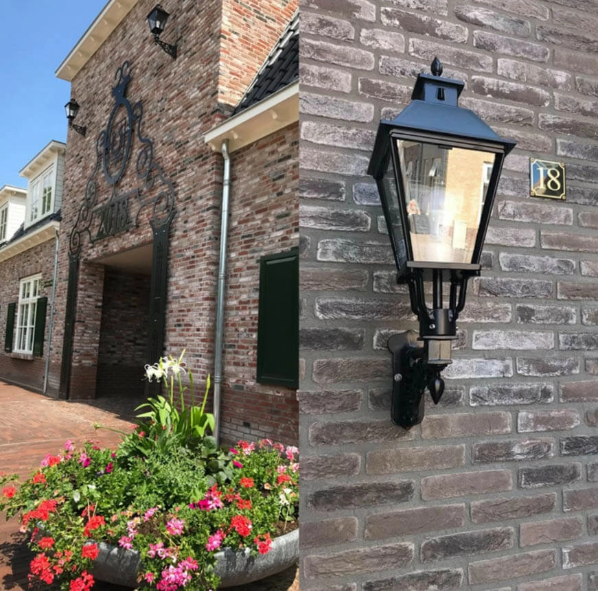 Buitenlamp Katwijk L oudhollands - zwart KS Verlichting 8714732136044