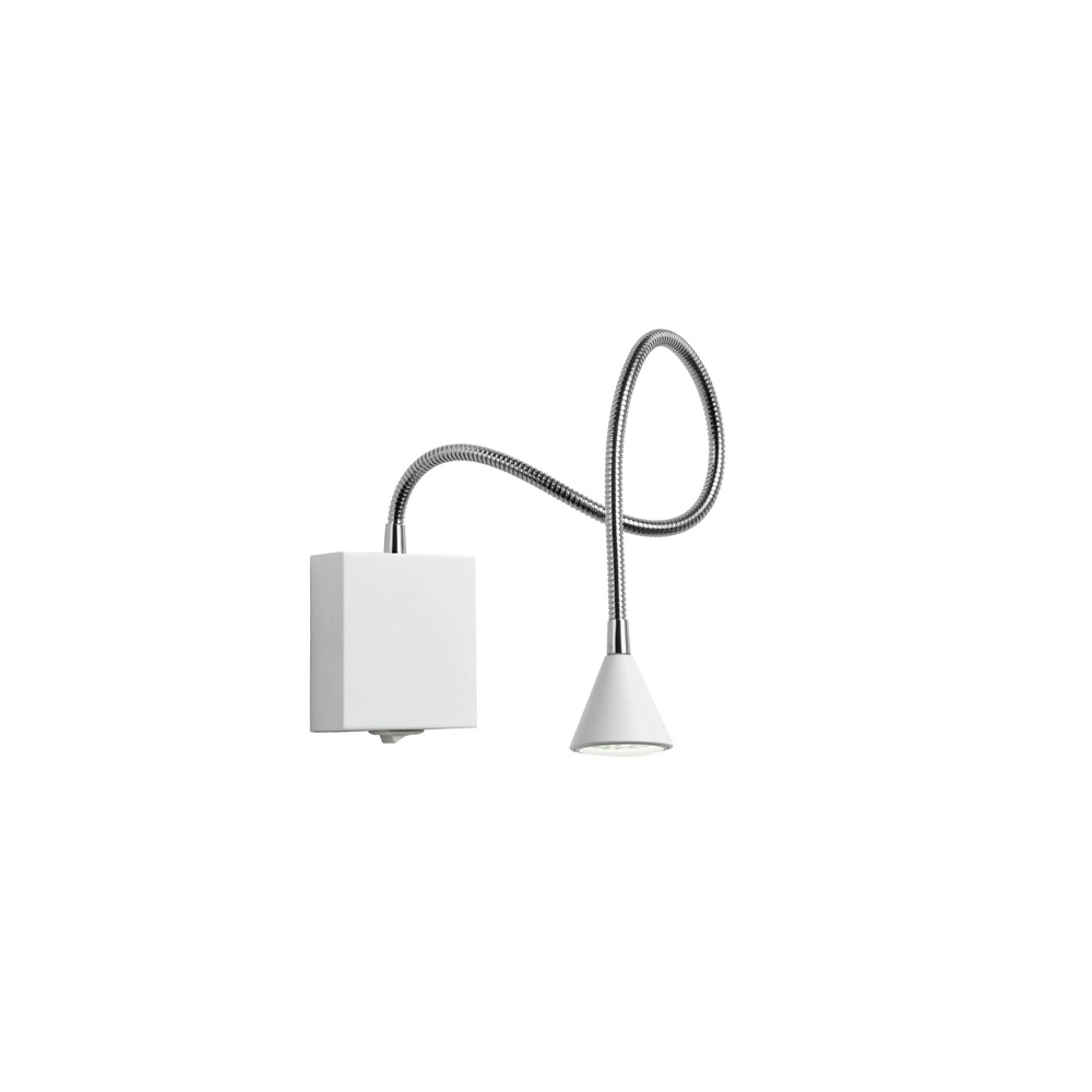 Bed leeslampje Buddy 4000K wit Lucide 5411212185549