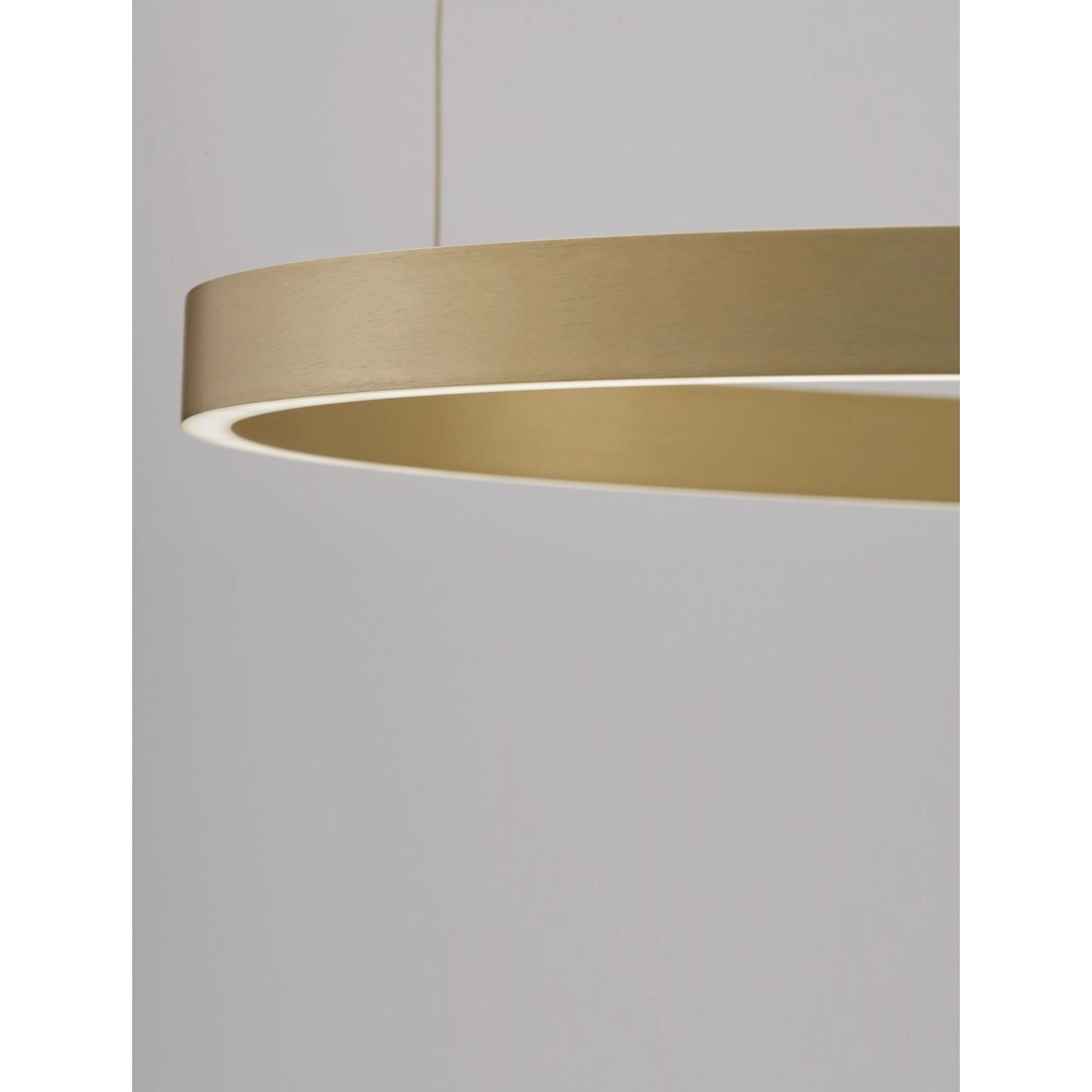 Gouden hanglamp Elowen design Ø 80cm Lyora 5212017439109