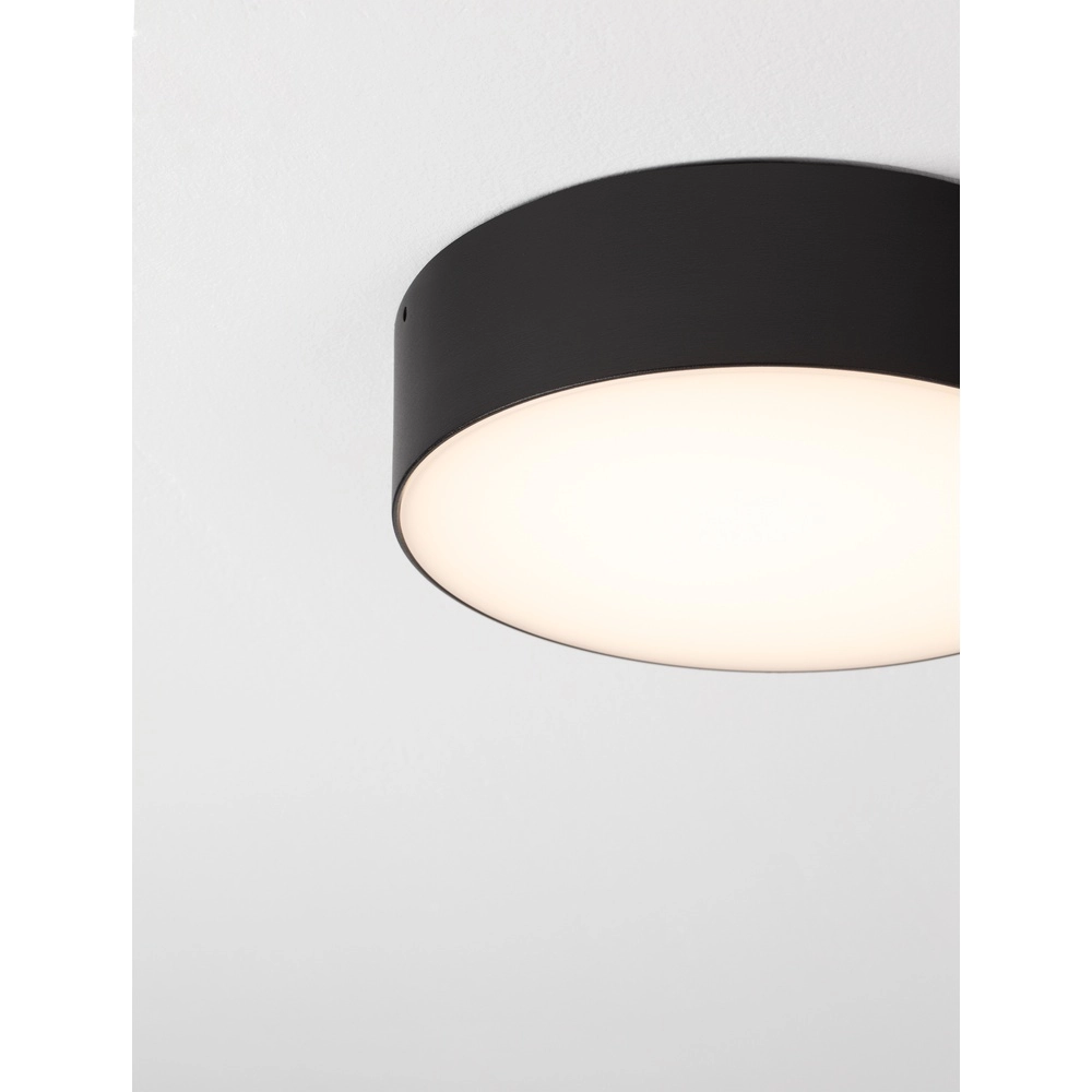 Ronde plafondlamp Judi Ø 21cm antraciet Lyora 5212017453839