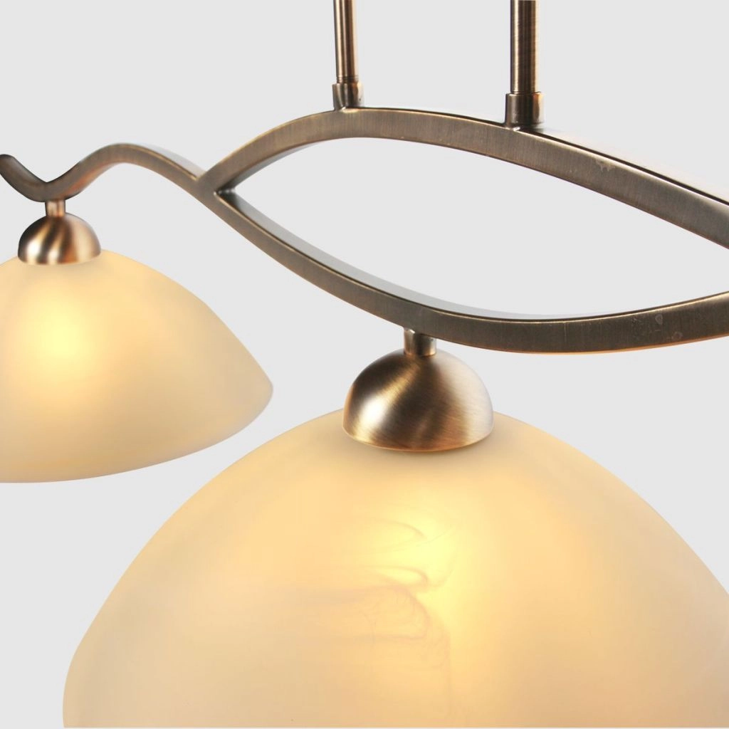 Klassieke hanglamp Anthea 3-lichts brons Steinhauer 8712746180213