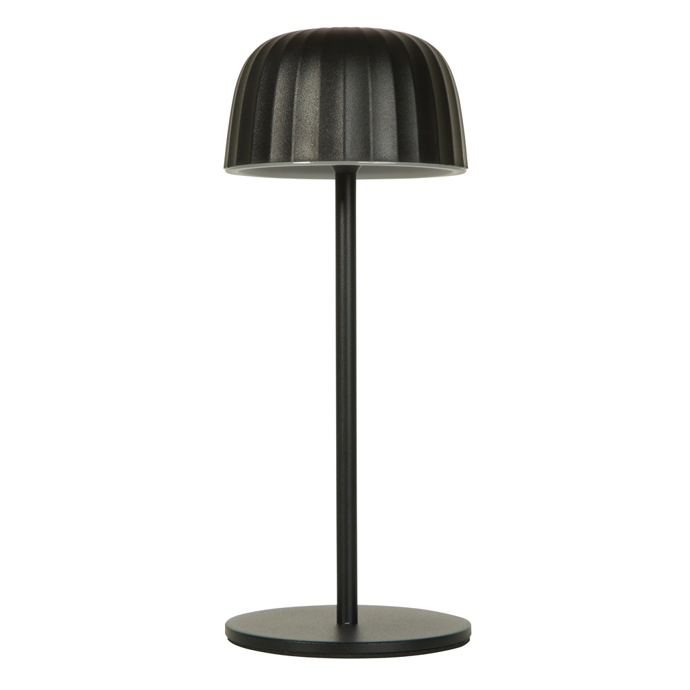 USB Oplaadbaar tafellampje Ezra grijs Searchlight 5053423306124