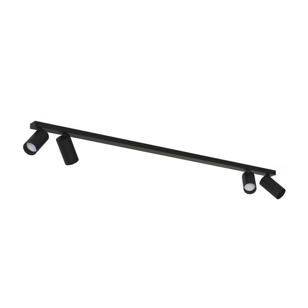 Zwarte lange opbouwspot Mono Zwarte lange opbouwspot Mono