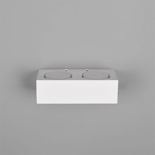 Design wandlamp Mattone gips - wit Trio 4017807692396