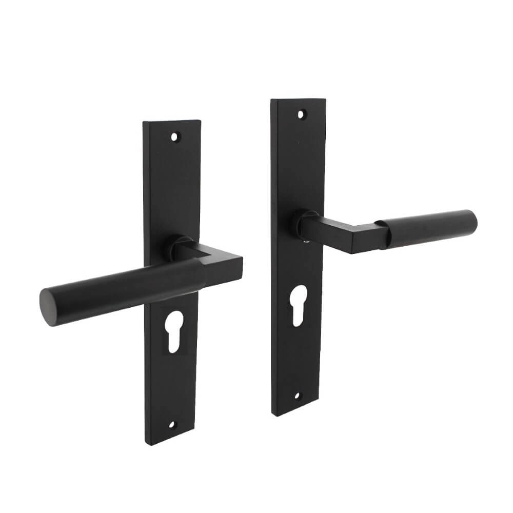 Deurklink Bau-Stil PC 55mm zwart
