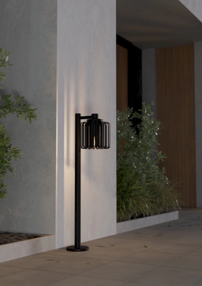 Padverlichting Selinus zwart Eglo 9008606261697