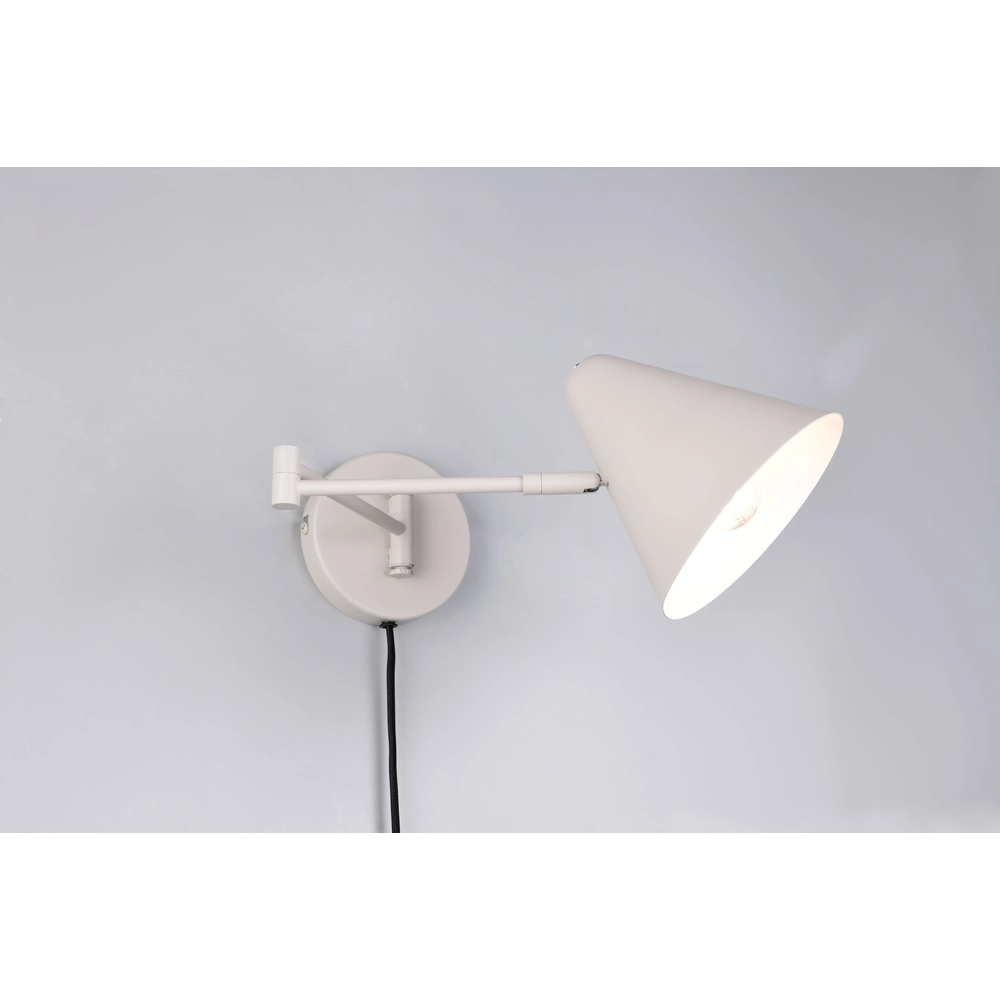 Design wandlamp Cosima grijs Trio 4017807660036