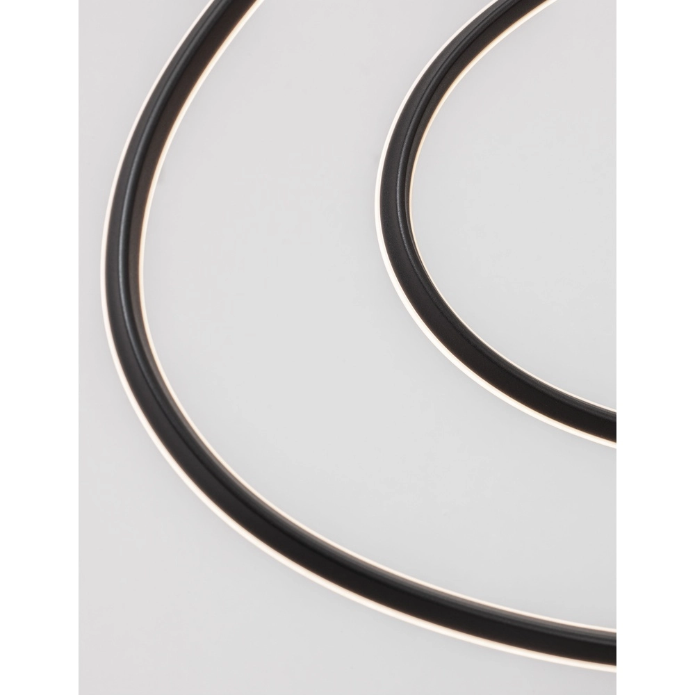 Zwarte hanglamp Torrente ovaal Lyora 5212017419613