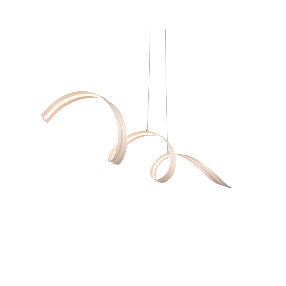 Moderne hanglamp Tivor zand bruin Trio 4017807706314