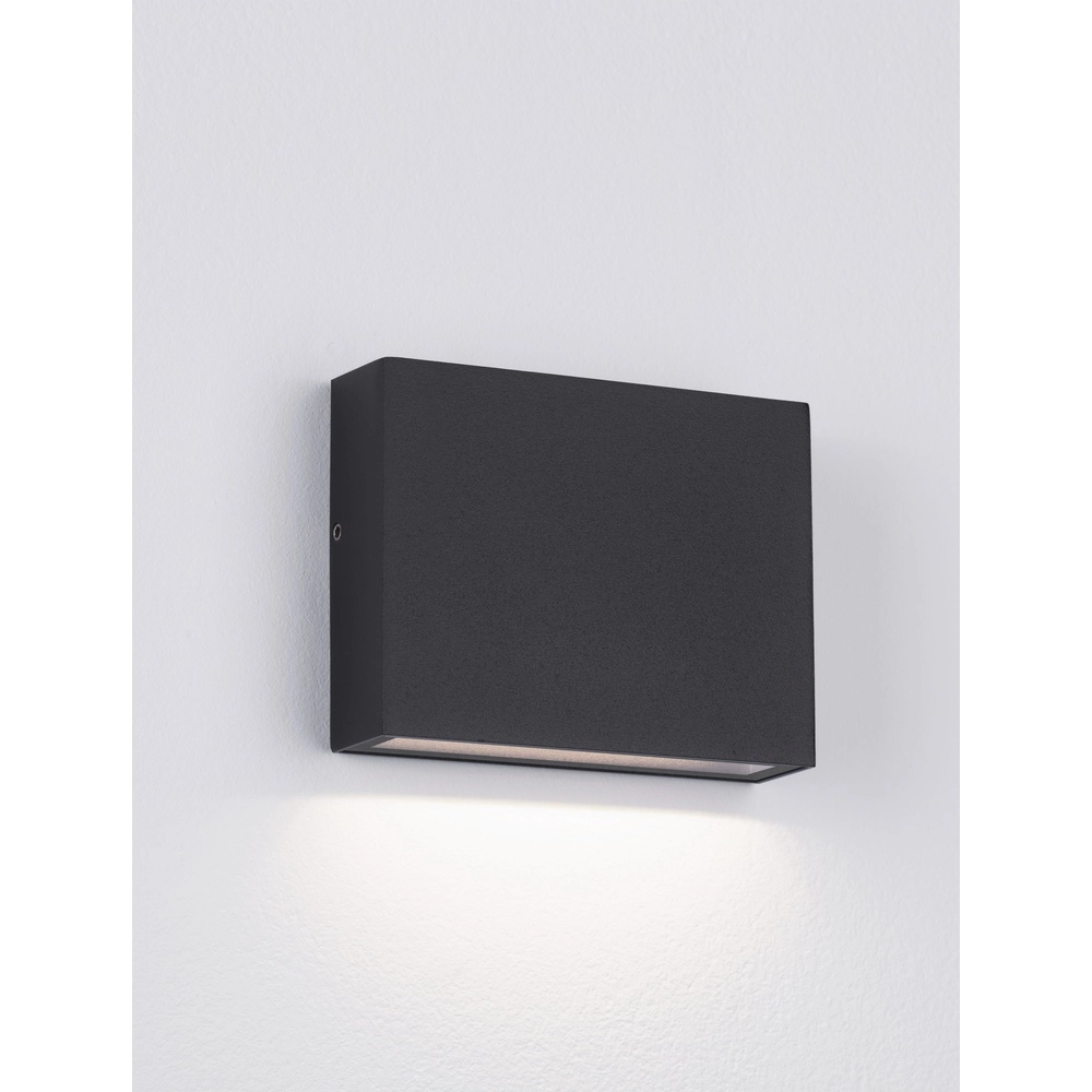 Strakke wandspot Tick downlighter zwart