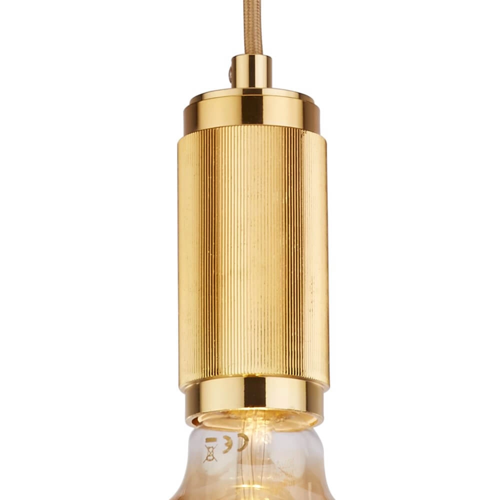 1-lichts hanglamp Suspension goud Searchlight 5053423243702