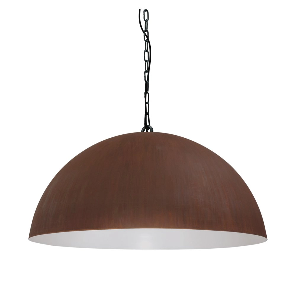 Roestige hanglamp Industria 80
