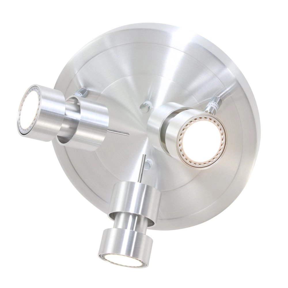 Plafondspot Natasja Led 3-lichts grijs Plafondspot Natasja Led 3-lichts grijs
