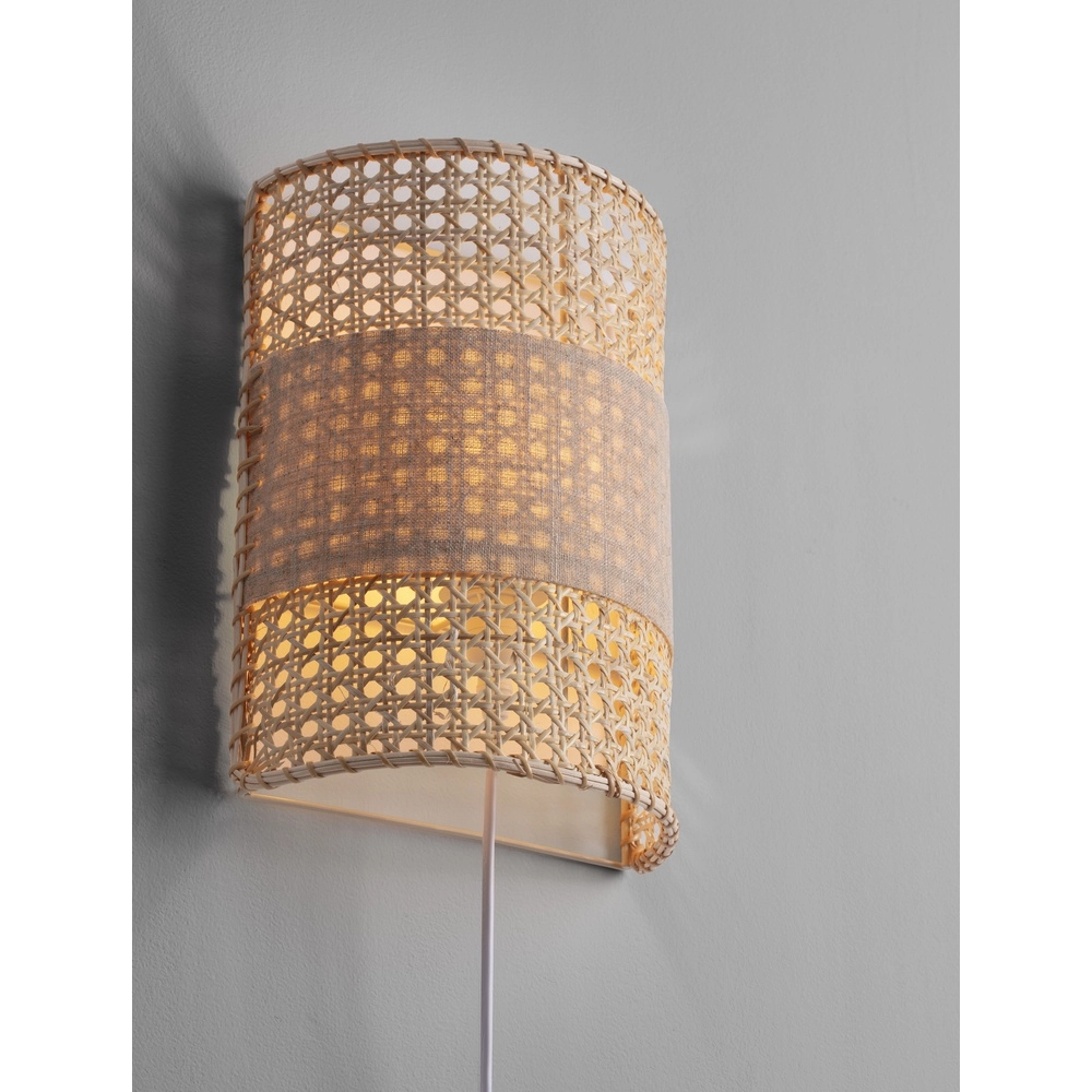 Wandlamp Lum rotan Lyora 5212017452931