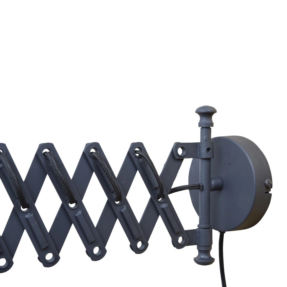 Schaarlamp Harmonica vintage zwart Urban Interiors 8719325171358