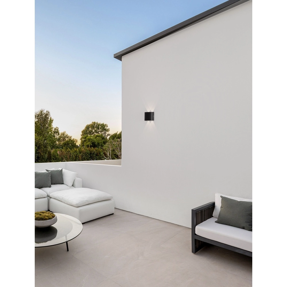 Ovale wandlamp Duomo antraciet Lyora 5212017481641