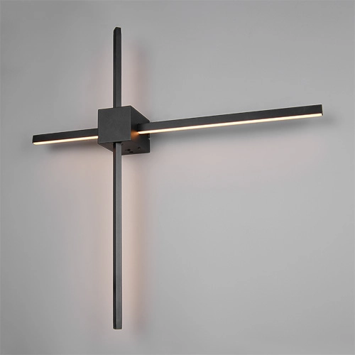 Moderne wandlamp Cassino zwart 67,5cm Trio 4017807683202