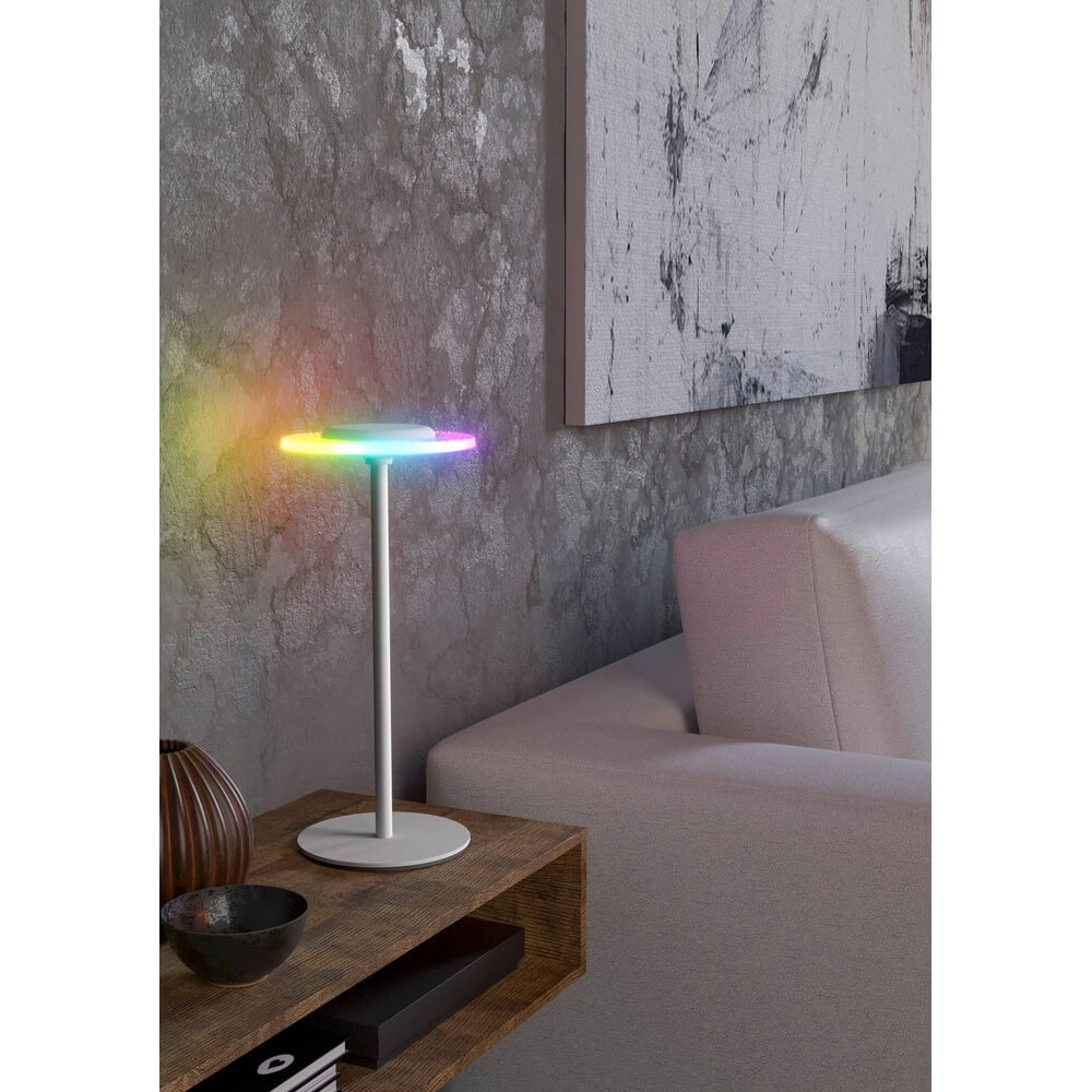 Unieke tafellamp Trepella oplaadbaar wit Eglo 9002759758851