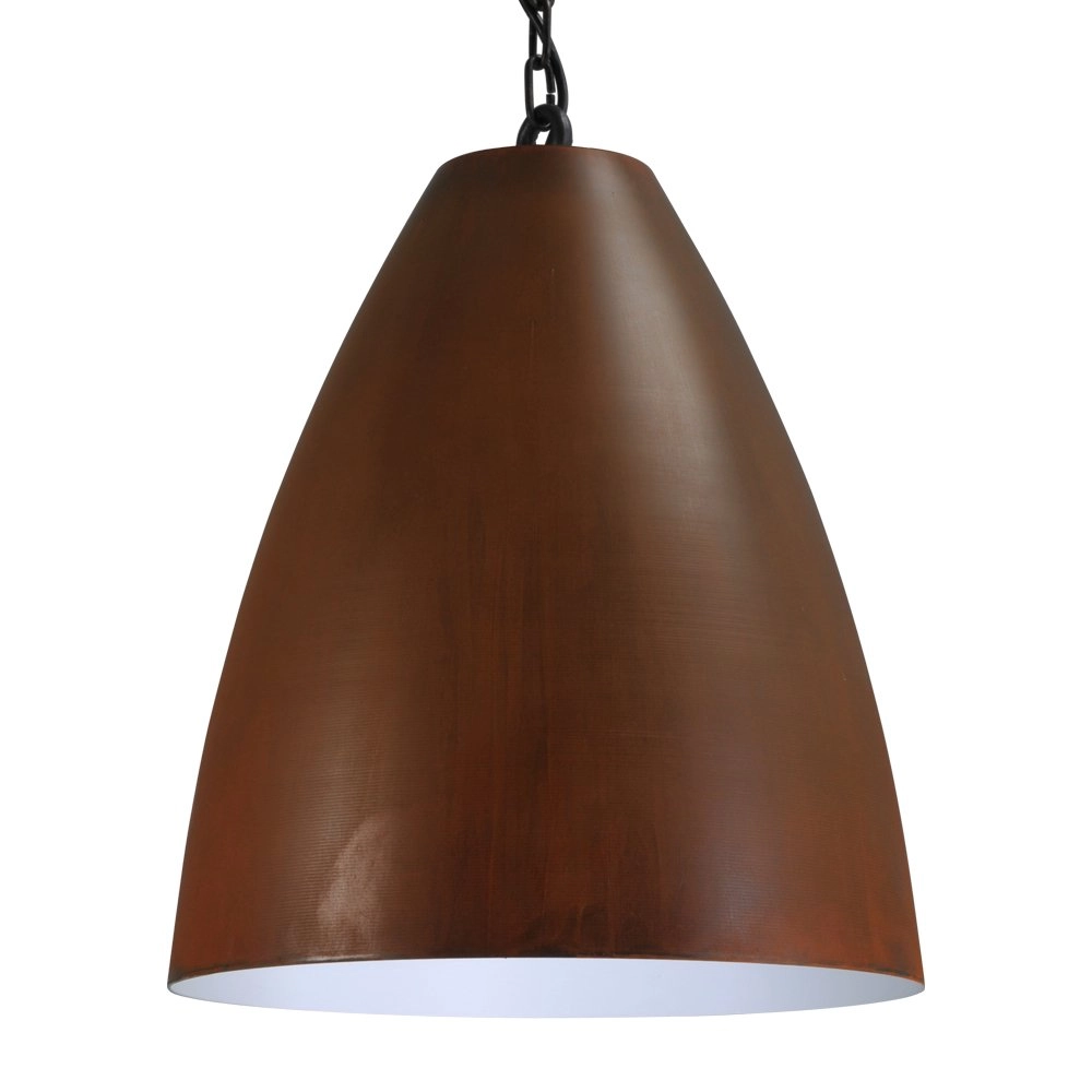 Landelijke industrie hanglamp Industria 41 roestbruin met zwart Masterlight 8718121237299
