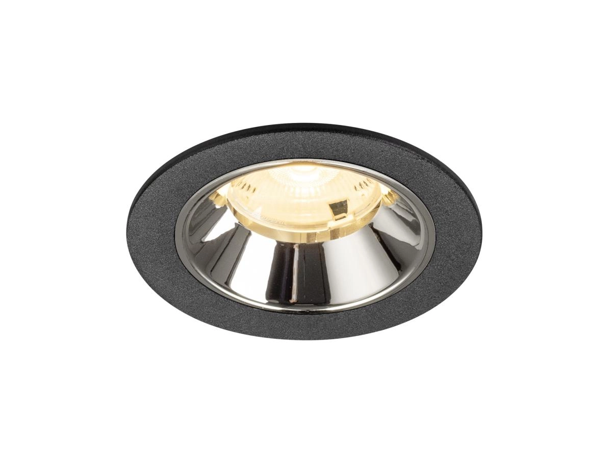 Inbouwspot Numinos S zwart/chroom 3000K - 20gr