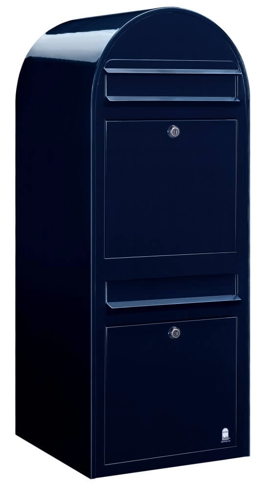 Brievenbus Duo 5004 Zwartblauw Brievenbus Duo 5004 Zwartblauw