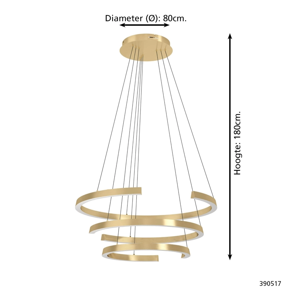 Design hanglamp Labonete goud Stars of Light 9008606357734