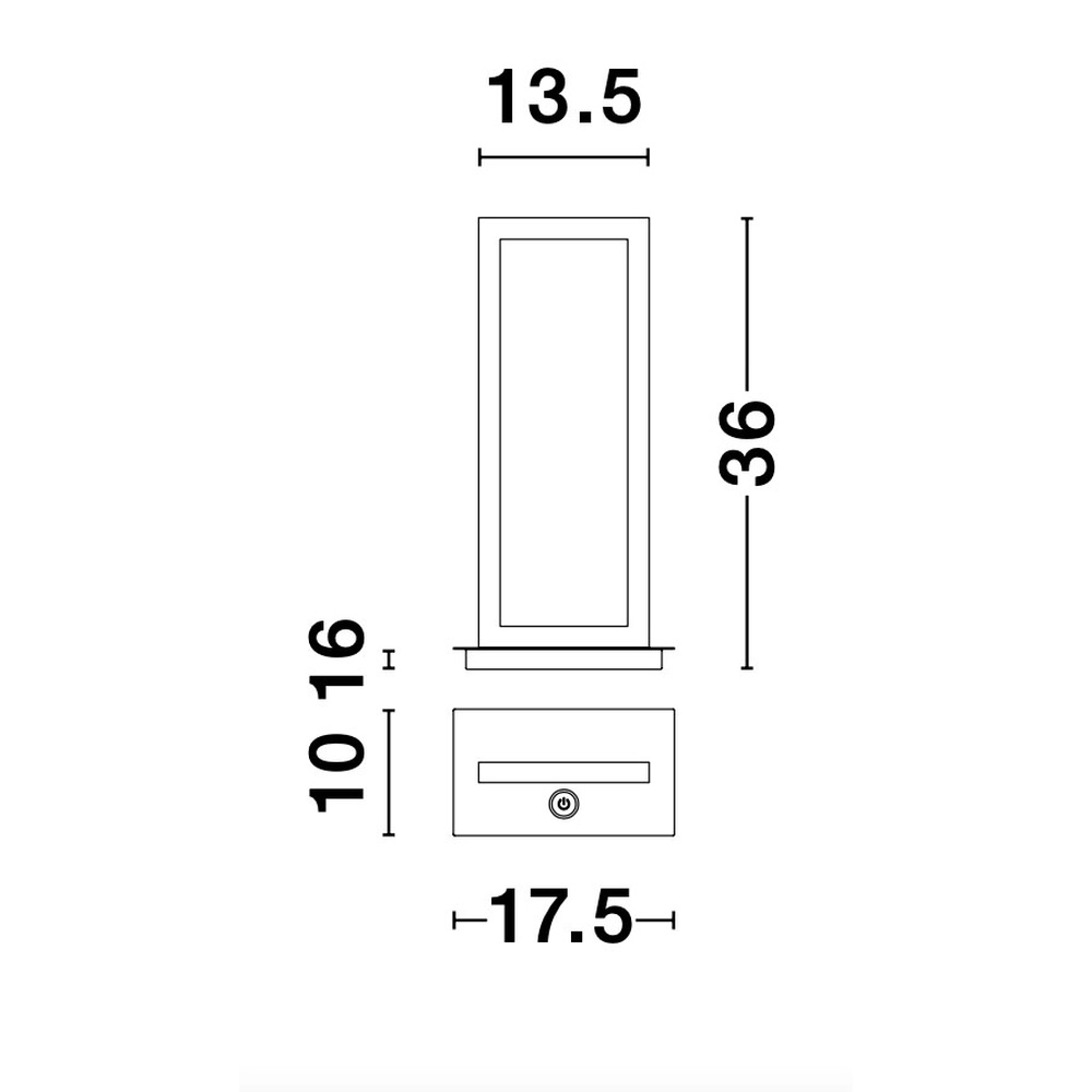 Tafellamp Wenna zwart 153cm Lyora 5212017424532